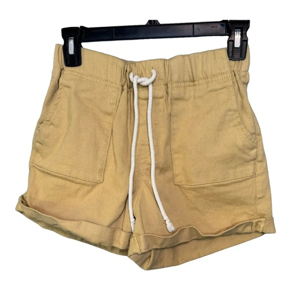 🔹5/$25🔹 No Boundaries Juniors Beige Khaki Pull On Roll Cuff Shorts. XS (1) - Picture 2 of 10